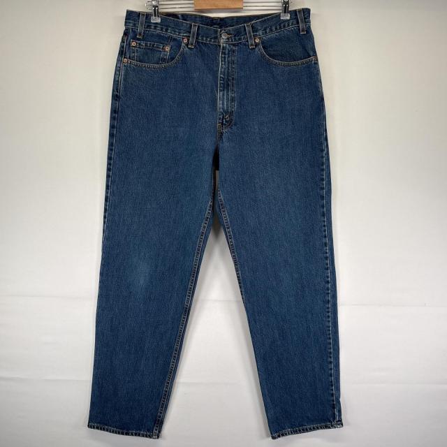 古着 リーバイス Levis USA製 デニムパンツ 550 テーパード 大きいサイズ ジーンズ ジーパン 5ポケット w38 L32  ブルー メンズ