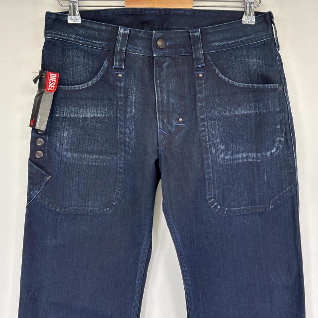 古着 ディーゼル DIESEL デニムパンツ ストレート デッドストック タグ