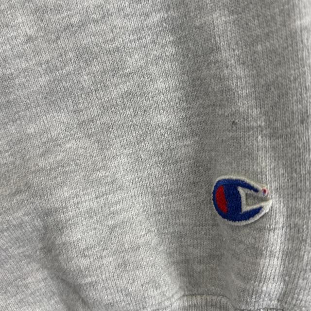 古着 90s/90年代 チャンピオン Champion USA製 スウェット リバースウィーブ トレーナー 三段プリント クルーネック XXXL  グレー_6