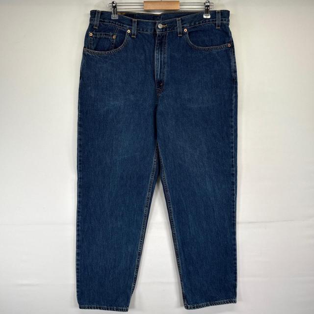古着 リーバイス Levis USA製 デニムパンツ 550 テーパード ジーンズ ジーパン 長ズボン 大きいサイズ w38 L30  ブルー メンズ