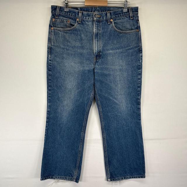 古着 90s/90年代 リーバイス Levis USA製 デニムパンツ 517 ブーツカット フレア ジーンズ ジーパン 大きいサイズ w38 L30  ブルー