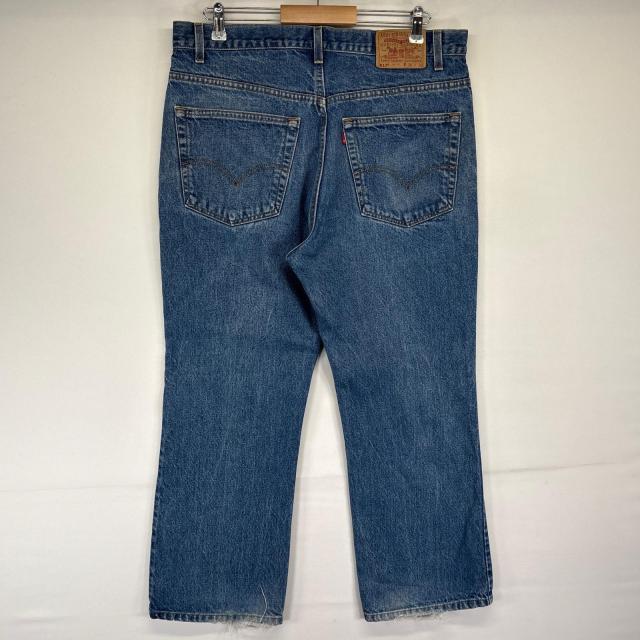 古着 90s/90年代 リーバイス Levis USA製 デニムパンツ 517 ブーツカット フレア ジーンズ ジーパン 大きいサイズ w38 L30  ブルー 古着 90s/90年代 リーバイス Levis USA製 デニムパンツ 517 ブーツ