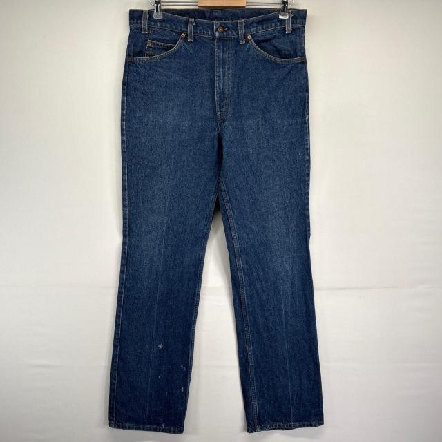 古着 80s/80年代 ヴィンテージ リーバイス Levis USA製 デニムパンツ 20517-0217 ブーツカット オレンジタブ  w36 L34  ブルー メンズ