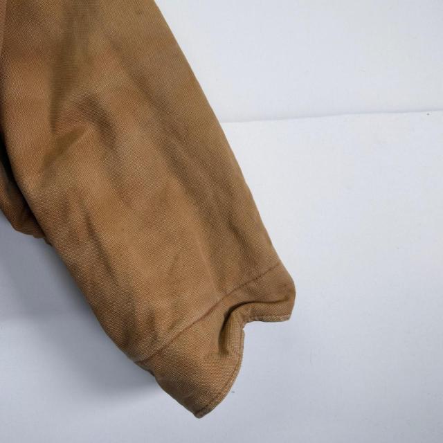 古着 カーハート Carhartt USA製 ワークジャケット デトロイトジャケット 大きいサイズ ワーク ブランケット 4XL ベージュ系 メンズ_3