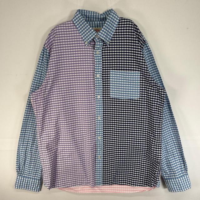 古着 ブルックスブラザーズ Brooks Brothers 長袖シャツ パターンカラー RED FLEECE ボタンダウン L マルチカラー チェック メンズ