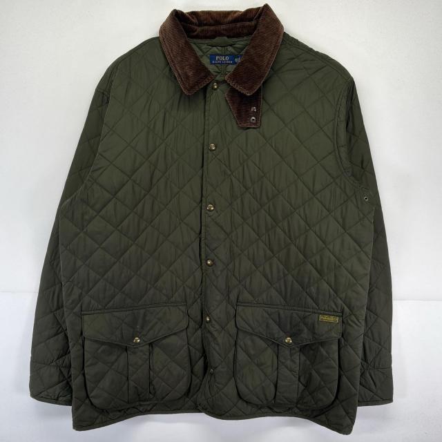 古着 ポロ・ラルフローレン POLO RALPH LAUREN カバーオール 大きいサイズ キルティングジャケット ハンティングジャケット 2XLTALL