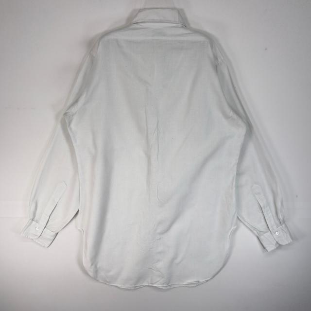 古着 50s〜60s/50年代〜60年代 ヴィンテージ ブルックスブラザーズ Brooks Brothers 長袖シャツ Makers 6ボタン 胸ポケ  ホワイト 無地_6