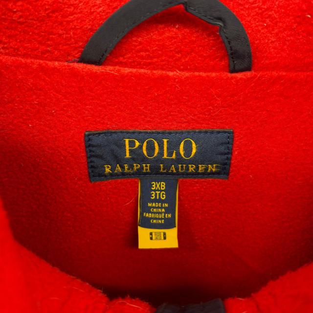 古着 ポロ・ラルフローレン POLO RALPH LAUREN ナイロンジャケット 大きいサイズ ウォームアップジャケット フルジップ 3XB ネイビー_7