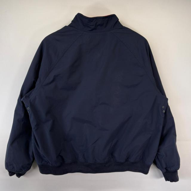 古着 ポロ・ラルフローレン POLO RALPH LAUREN ナイロンジャケット 大きいサイズ ウォームアップジャケット フルジップ 3XB ネイビー_8