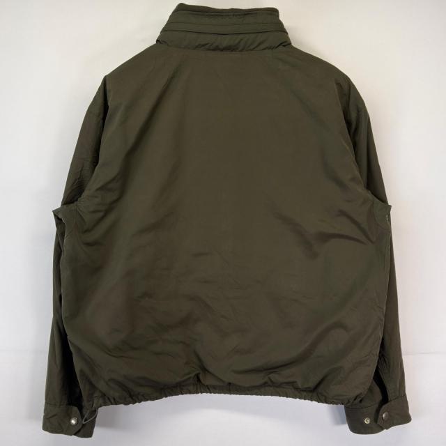 古着 ポロバイラルフローレン Polo by Ralph Lauren ナイロンジャケット 大きいサイズ フルジップ 中綿 裏地フリース 2XL グリーン_7