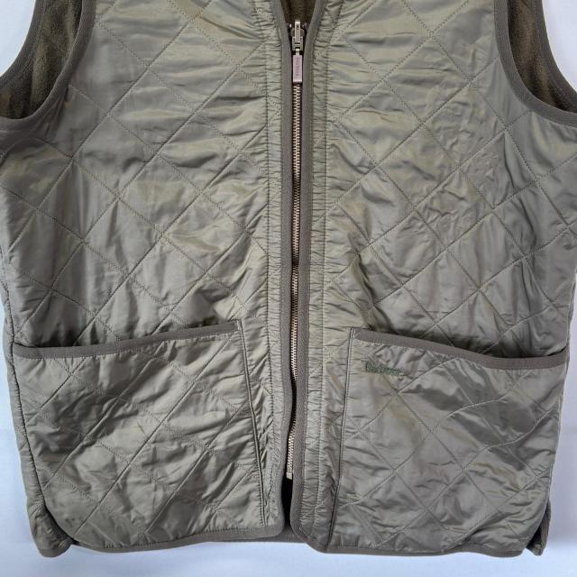 古着 バブアー Barbour ベスト キルティングベスト リバーシブル