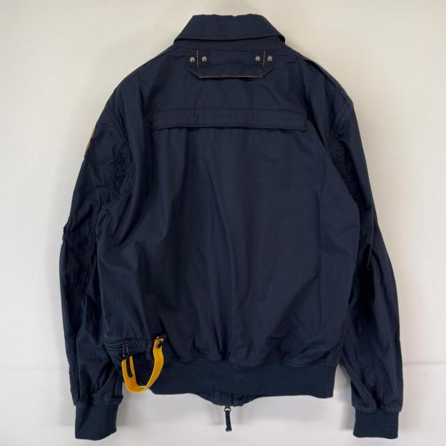古着 パラジャンパーズ Parajumpers ジャケット ボンバージャケット フライトジャケット フルジップ ワッペン L  ネイビー メンズ_7