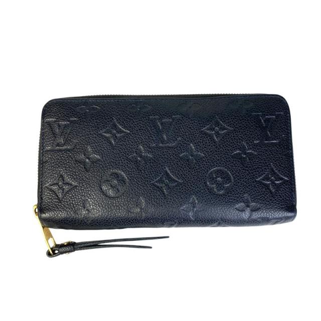 LOUIS VUITTON ルイ・ヴィトン 長財布 レザー ブラック 【中古 LOUIS VUITTON ルイ・ヴィトン 長財布 レザー ブラック 【中古