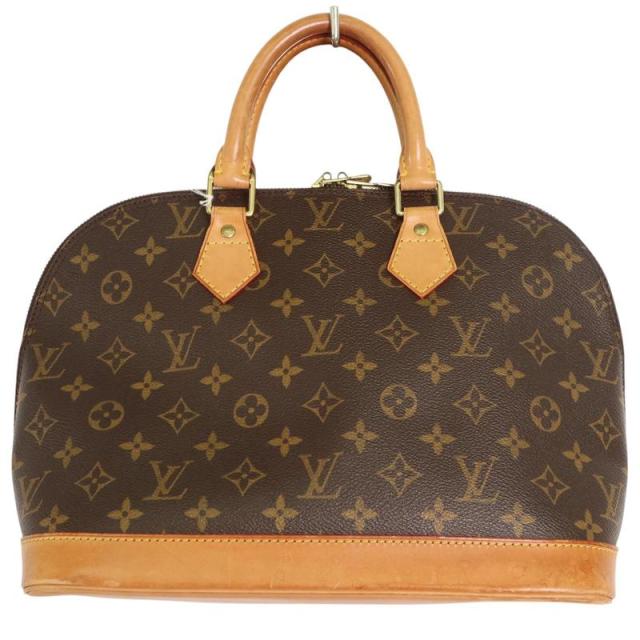 LOUIS VUITTON ルイ・ヴィトン PVC ハンドバッグ ブラウン 【中古 