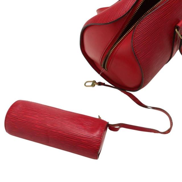 ルイヴィトン エピ レザー ボストンバッグ ハンドバッグ レッド LOUIS