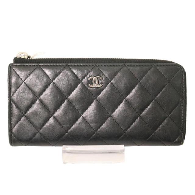 CHANEL マトラッセ　ブラック 長財布 CHANEL シャネル マトラッセ 長財布 ブラック 【中古】 ユニセックス