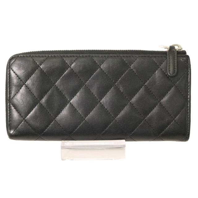 ★シャネル★ マトラッセ 長財布 キャビアスキン ユニセックス ブラック CHANEL シャネル マトラッセ 長財布 ブラック 【中古】 ユニセックス