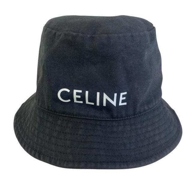 CELINE セリーヌ  ハット ブラック 【中古】 ユニセックス