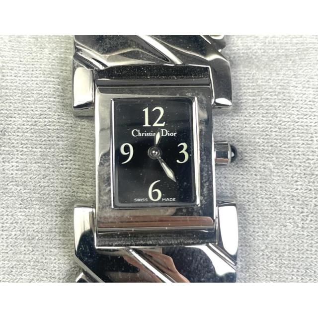 ディオール　時計　ユニセックス　 コンビ　オクタゴン　グレー文字盤　CDロゴ ディオール 時計 ユニセックス コンビ オクタゴン グレー文字盤 CDロゴ