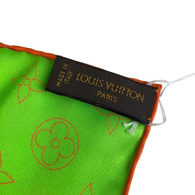 LOUIS VUITTON モノグラムストール グリーン ルイヴィトン ストール