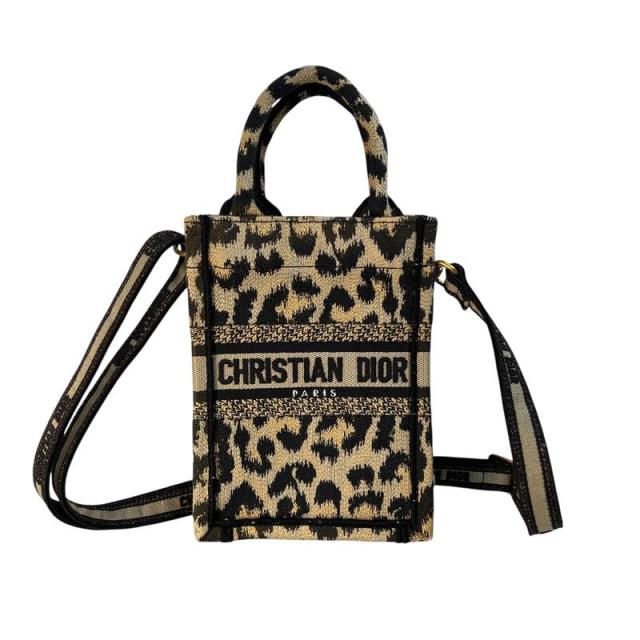 Dior ディオール  ショルダーバッグ キャンバス ベージュ 【中古】 レディース