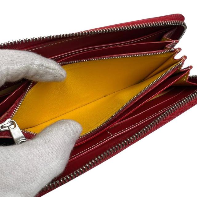 GOYARD ゴヤール 長財布 レザー レッド 【中古】 レディース 【公式通販】