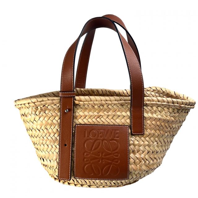 LOEWE ロエベ アナグラム ハンドバッグ ブラウン系 【中古】 レディース