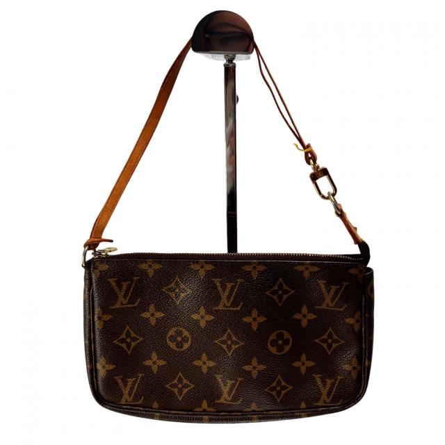 LOUIS VUITTON ルイ・ヴィトン アクセソワール ハンドバッグ レザー ブラウン系 【中古】 レディース