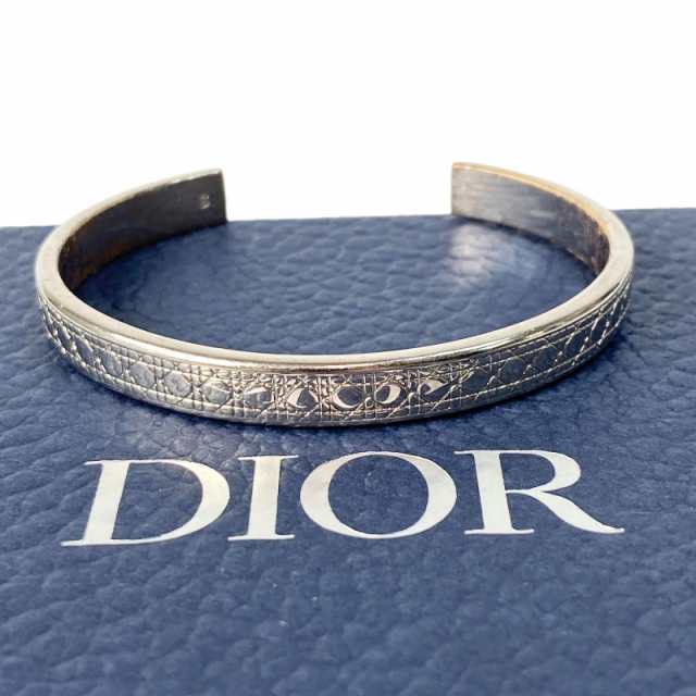 Christian Dior クリスチャンディオール バングル メタル シルバー 【中古】 レディース