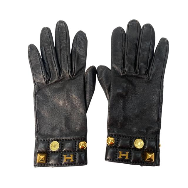 エルメスレディース手袋ブラック
