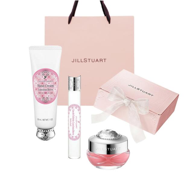 【国内正規品】 JILLSTUART/ジルスチュアート ラシャスベリー セット ハンドクリーム･リップマスク･ローラーボール  ギフトセット 誕生日 プレゼント ギフト ショッパー付き  贈り物  ラッピング済