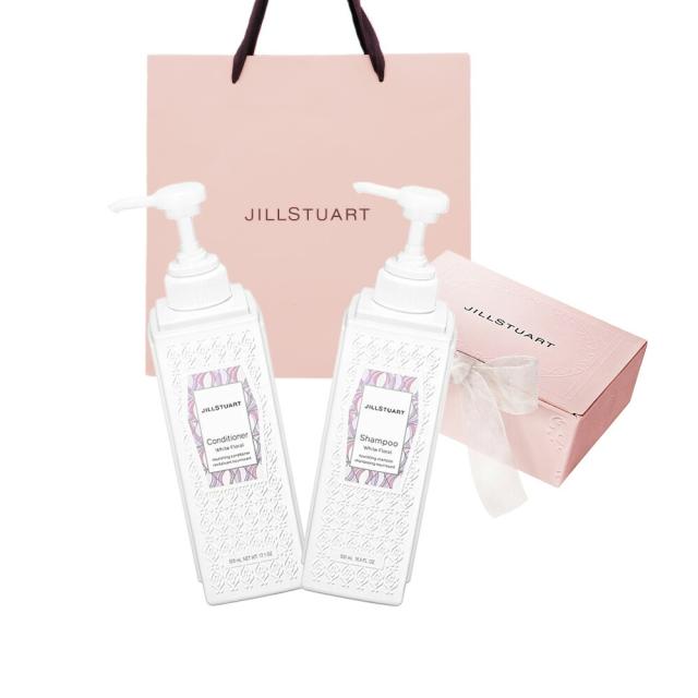 【国内正規品】 JILLSTUART/ジルスチュアート シャンプー ホワイトフローラル＆コンディショナー ホワイトフローラル ギフトセット 誕生日 プレゼント ギフト ショッパー付き  贈り物  ラッピング済
