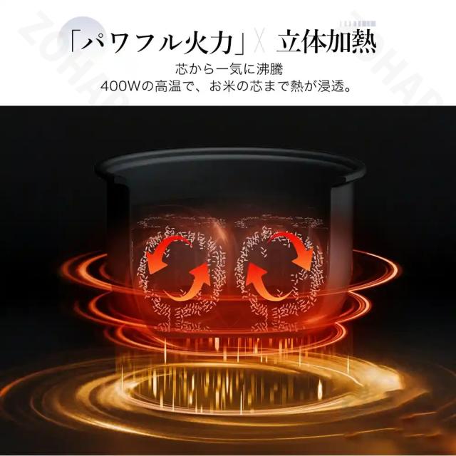炊飯器 新1人暮らしにいいもの多機能煮込み スマートミニ炊飯器 1人2人家庭用炊飯器全自動予約炊飯器 5合炊き 5.5合 3合 炊きおしゃれ銘柄炊き おいしい シンプル ミニ おしゃれ 炊飯ジャー エコ炊飯 節電 省エネ マイコン炊飯器 パン ケーキ 低温調理 炊飯ジャー_4