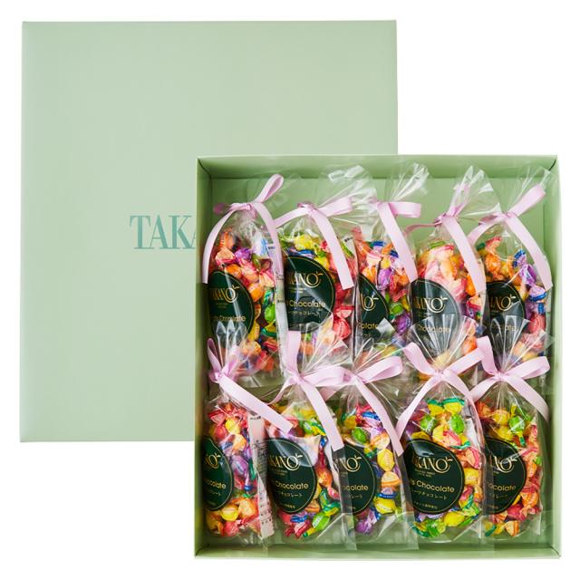 公式 新宿高野 フルーツチョコレート10入ギフト｜ギフト お取り寄せスイーツ お菓子 洋菓子 内祝い お祝い 個包装 フルーツチョコ プチギフト プレゼント 高野フルーツ お返し 大量 手土産 おしゃれ 人気 卒業 入学 ホワイトデー ご褒美 自分用