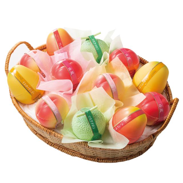 公式 新宿高野 果実ピュアゼリーおまかせセット12入 | フルーツゼリー おしゃれ ギフト 内祝い プレゼント お祝い お礼 詰め合わせ セット 高級 果物ゼリー 高野フルーツ 果実型 お取り寄せ 卒業 入学 ホワイトデー ご褒美 自分用