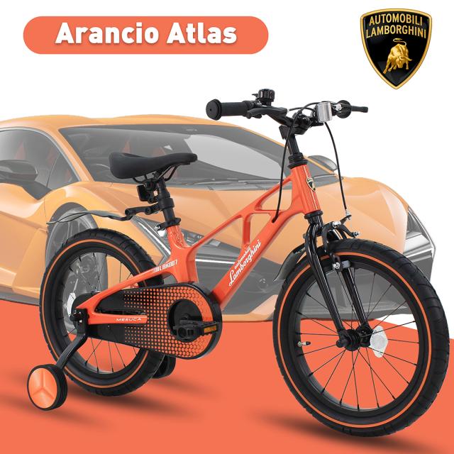 【全国送料無料】【日本先行発売】Lamborghini (ランボルギーニ) 18インチ 自転車 子供用 補助輪 スタンド 泥除け標準装備 超軽量マグネシウム素材 6〜10歳適合