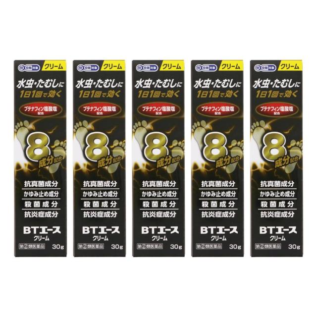 【指定第2類医薬品】BTエースクリーム　30g×5個セット　※セルフメディケーション税制対象　＊配送分類:B2