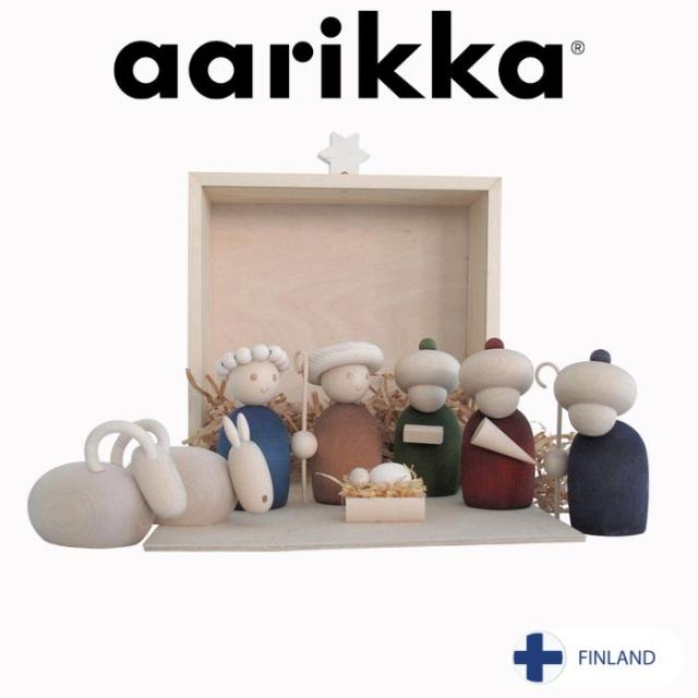 aarikka アーリッカ Seimi manger decoration クリスマスデコレーション【送料無料】 北欧 フィンランド おしゃれ 雑貨 オブジェ 置物 クリスマス イエスキリスト アアリッカ ザウィンド 可愛い シンプル かわいい