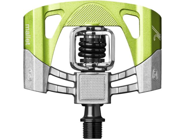 CRANK BROTHERS(クランクブラザース) マレット 2　ペダル ブラック/グリーン  15987