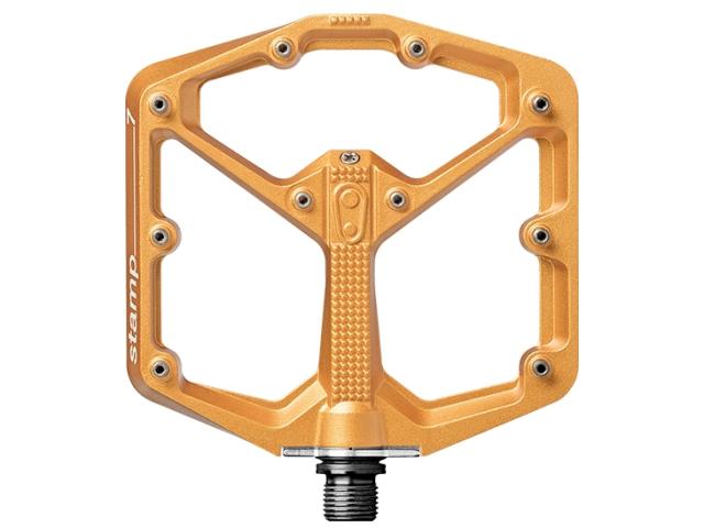 CRANK BROTHERS(クランクブラザース) スタンプ7 ラージ LIMITED EDITION ペダル オレンジ  16277