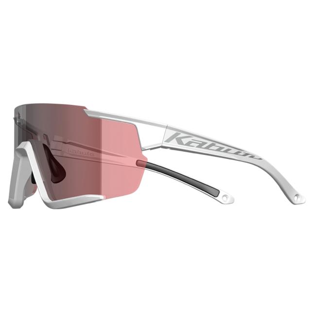 OGK 122 PH サングラス (撥水防曇ミラー調光レンズ) ホワイト/レッド クリア調光