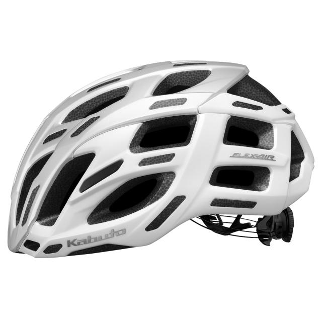 OGK フレックス-エアー(FLEX-AIR)ヘルメット マットホワイトシルバー S/M