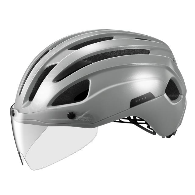 OGK ハイク(HIKE) ヘルメット グレー S/M(55-58cm)