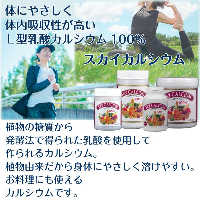 スカイカルシウム 【粒状】 115ｇ 小 2個セット スカイフード L型発酵乳酸カルシウム プレゼント 送料無料 ,_1