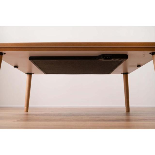 フラットヒーターコタツ 105×75cm オールシーズン活躍 薄型フラット
