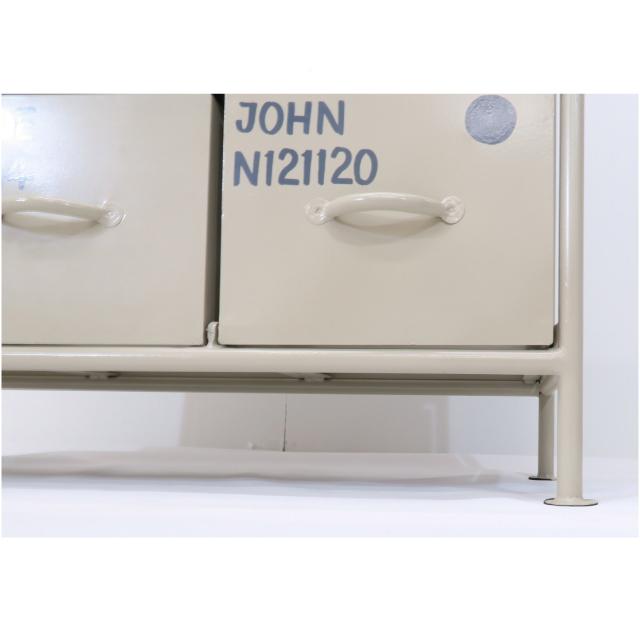 使うと雰囲気の良くなるスチールチェスト ベージュ 使うと雰囲気の良くなるスチールチェスト ienowa 横型12杯引出