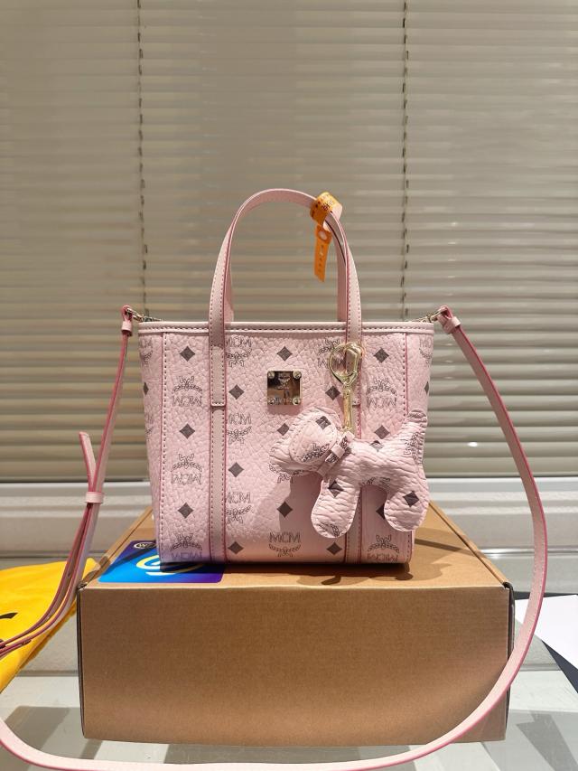 MCM オンライン ピンク ショルダーバッグ 美品