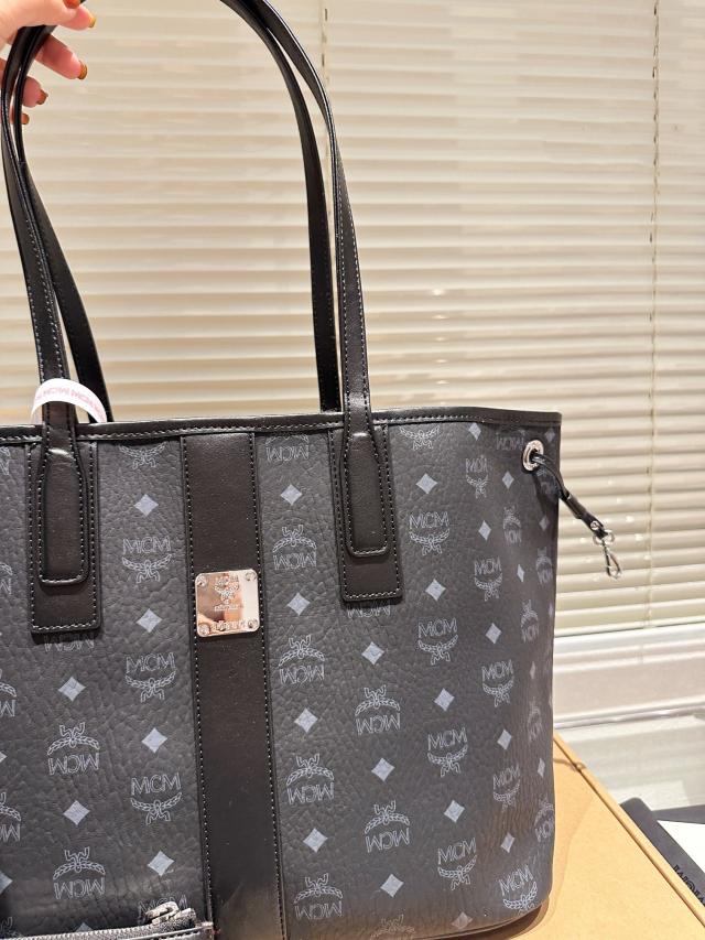 【バッグ】MCM エムシーエム ロゴグラム トートバッグ ラージトート 12470327_1.jpg