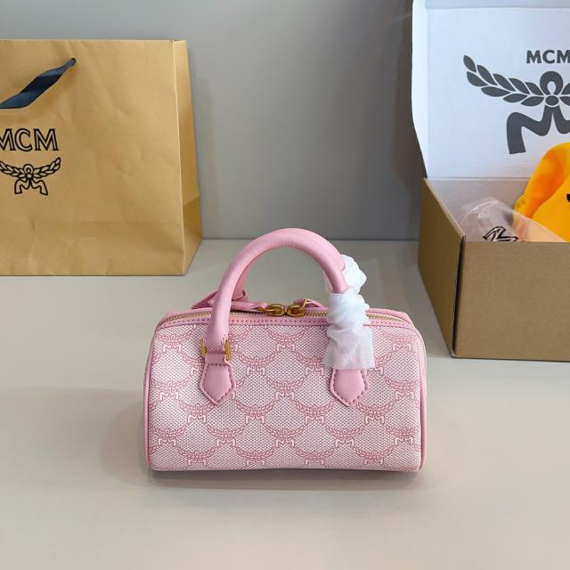 MCM ヴィセトス柄 ミニボストン ショルダーバッグ MCM ミニボストン