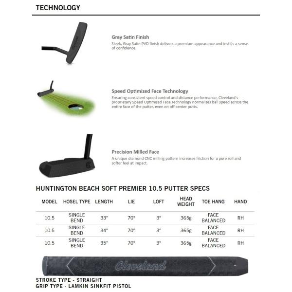 在庫あり！Cleveland Golf Huntington Beach Soft Premier 10.5